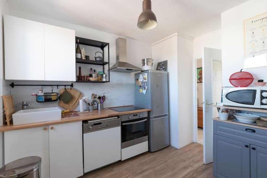 Cabana & Grand Appartement Cosy - Parking & Balcon วิลฟร็องช์-ซูร์-โซน ภายนอก รูปภาพ