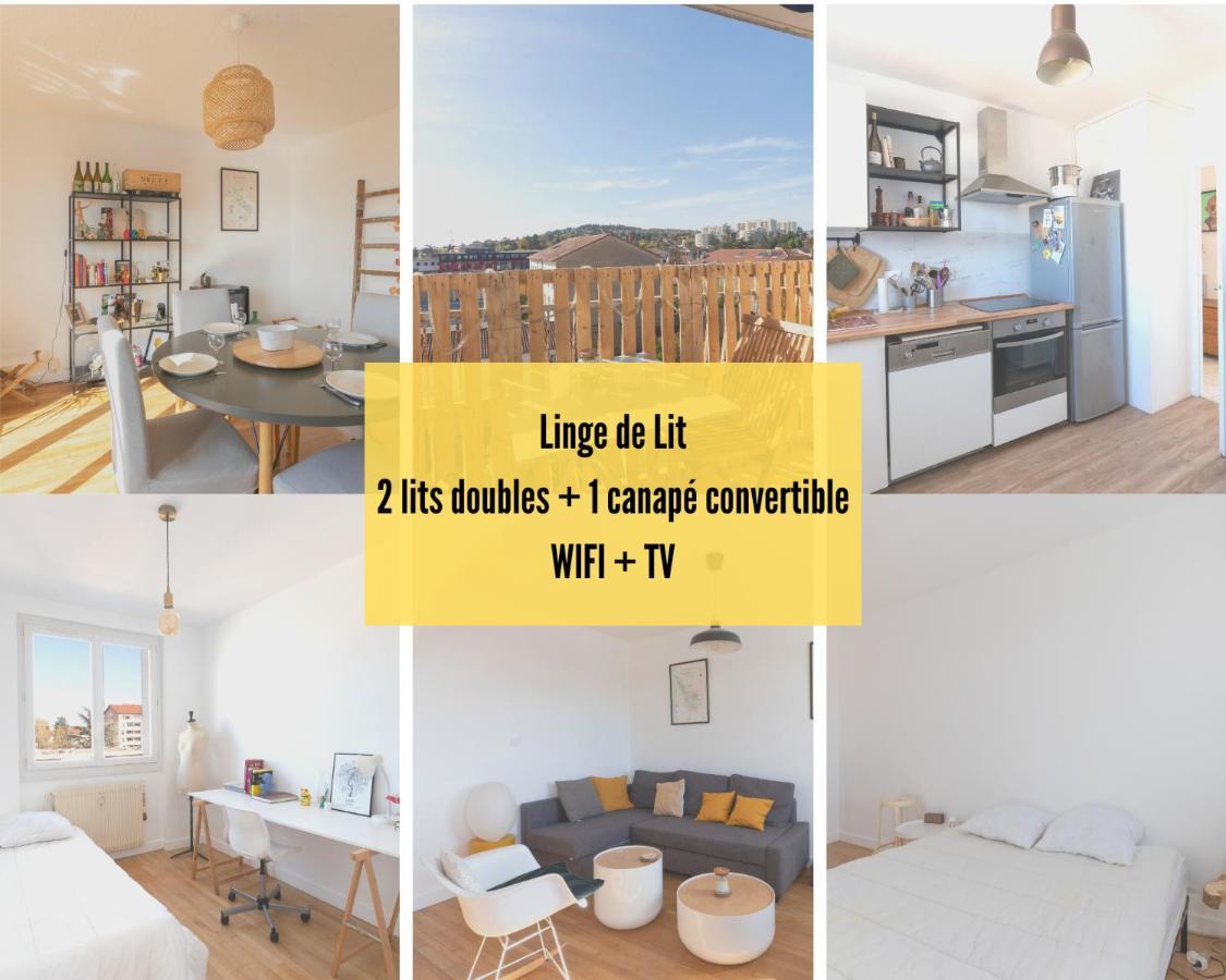 Cabana & Grand Appartement Cosy - Parking & Balcon วิลฟร็องช์-ซูร์-โซน ภายนอก รูปภาพ
